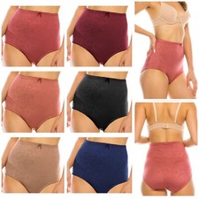 High-Waist Lingerie Women Underwear Lot 2-6 Tummy Control Girdle Panties 77 S-XL