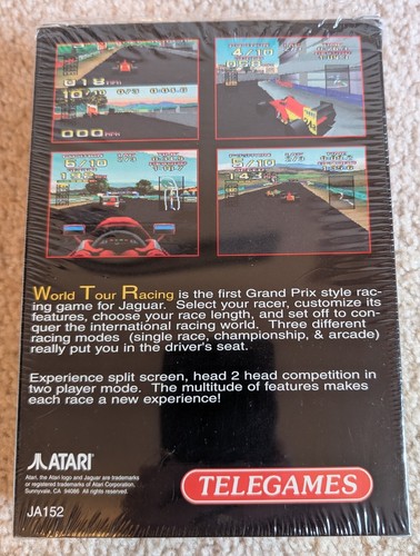 World Tour Racing para Atari Jaguar CD - Caja, Manual y Estuche Joyero (sin disco) - Imagen 3 de 4