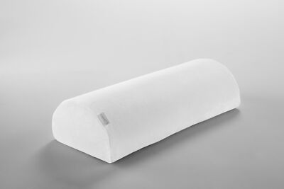 DORMISETTE Protect & Care Kniehalbrolle für Rückenschläfer 50x20x12 cm, weiß