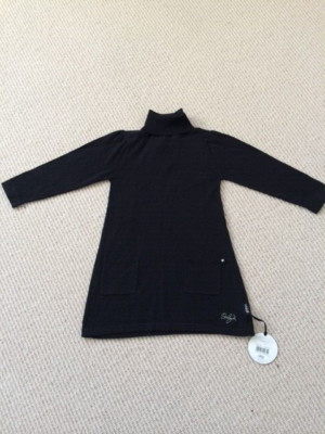 Schönes Mothercare Baby k by myleeneklass, schwarzes Polokragen Kleid, 24-36 Monate