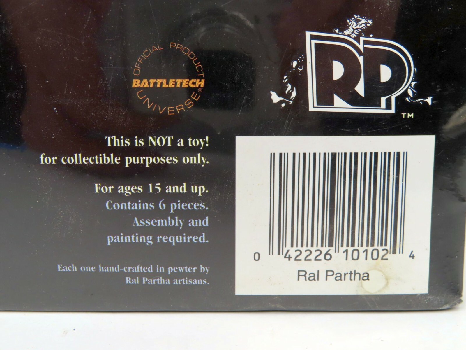 Ral Partha Museum Scale Zeus Battletech Universe 10-102 New Sealed