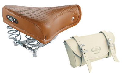 Selle Montegrappa Citysattel Vintage - Leder Fahrradsattel Made In Italy