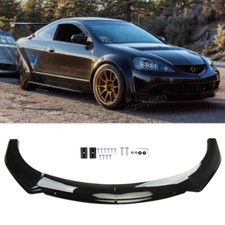 For Acura Rsx 2002-2006 Black Front Bumper Chin Lip Splitter Spoiler Body Kit