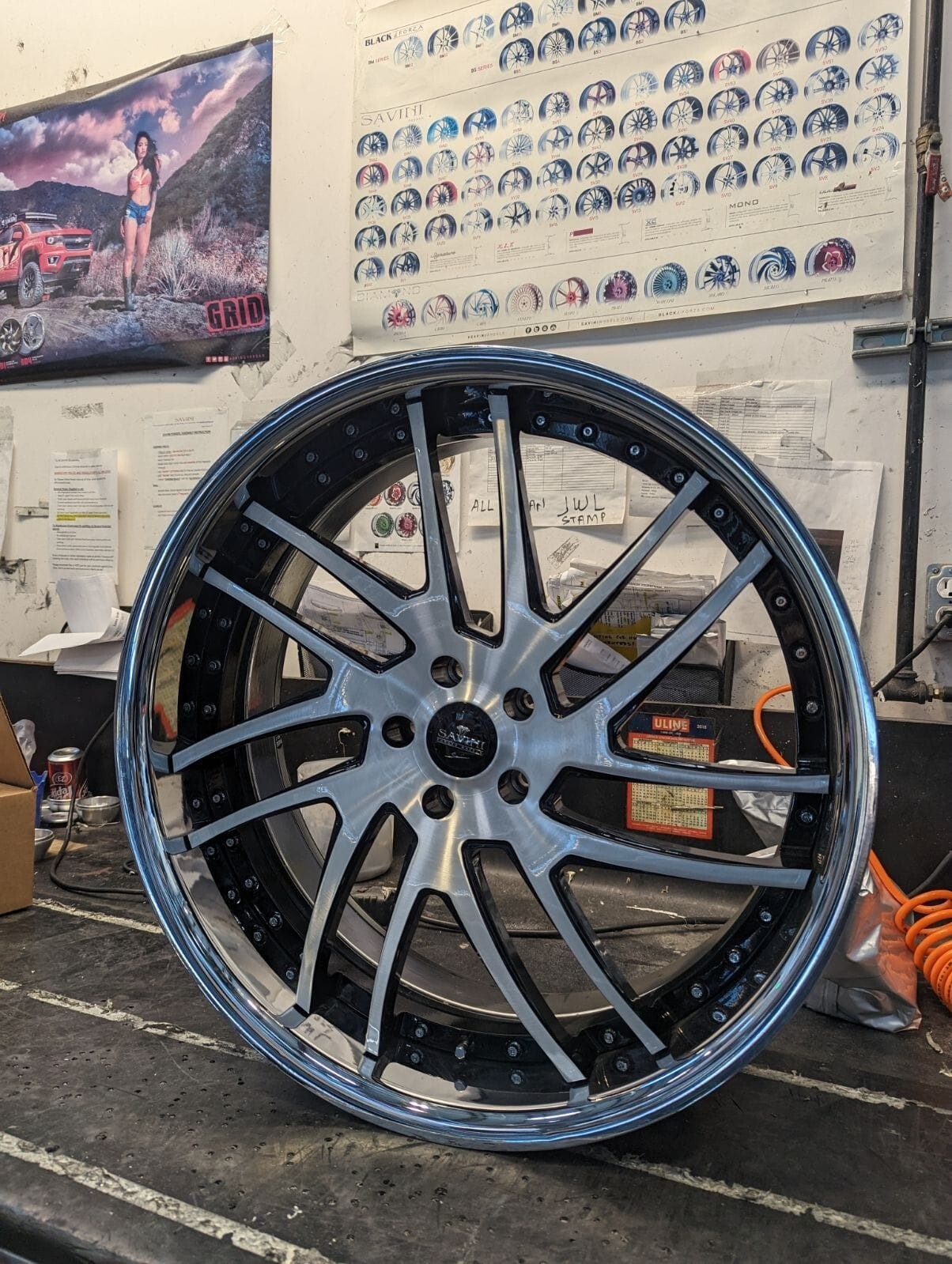 22 Inch 22x9.5 Savini SV49 Custom Finish Rims BP:5x120 BMW I8 C8 Wheels