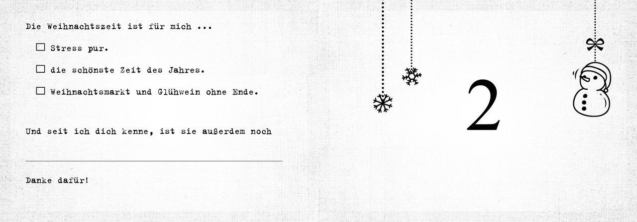 Thumbnail - Was Ich An Dir Mag - Adventskalender Alexandra Reinwarth