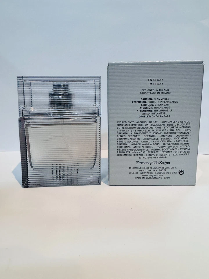 Ermenegildo Zegna UOMO Eau de Toilette Spray para Hombres 1 fl oz Foto 2 de 4