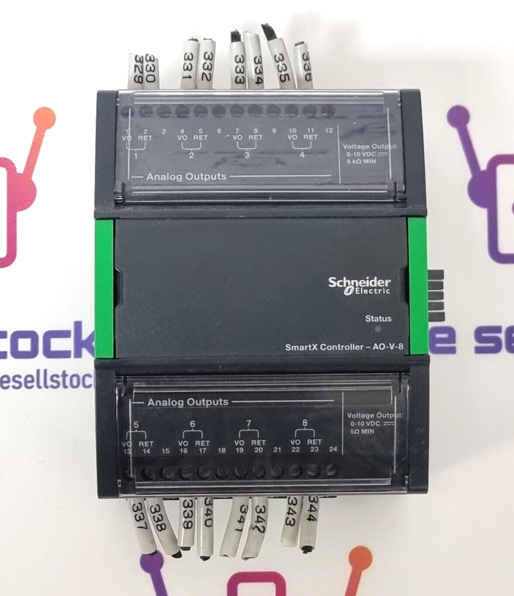 SCHNEIDER ELECTRIC SmartX Controller AO-V-8 I/O Module