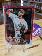 2023 Topps Update John Brebbia Red Foilboard #/199 #US157 Giants