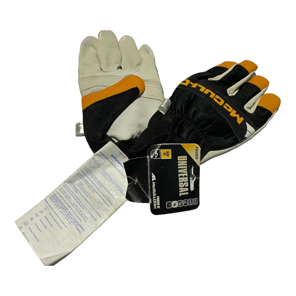 Ryobi Guanti Per Motosega Classe 2 – Protezione 24 M/s, Pelle Di Capra, Touch Screen, Taglia Piccola
