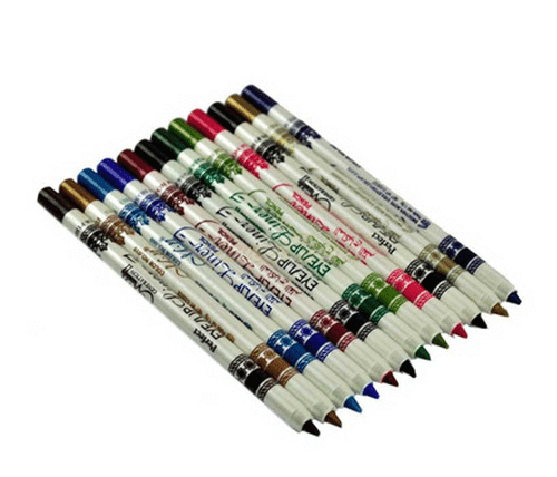 12 Color Glitter Eyeshadow Lip EyeLiner Eye Shadow Pencil Shimmer Pen Makeup Set - Picture 9 of 12