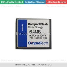 61500-00069-001 SimpleTech 64MB CompactFlash CF Memory Card