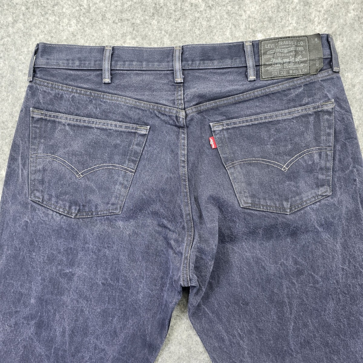 VTG Levis Jeans Mens 40*x34(38x34) Blue 501XX Denim Button Fly