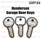 Compton, Garador, Marley, Wessex, Regent Garage Door Handle Key Cut to Code.  