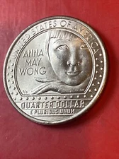 2022 P Anna May Wong American Women Quarter • #240610