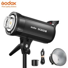 Godox SK300II-V 300Ws Photo Studio Strobe Flash Monolight Light with Reflector