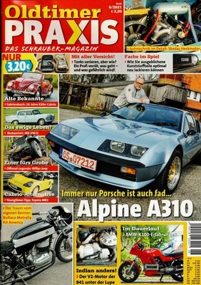 Oldtimer Praxis 06/2021 Renault Alpine A310 Toyota MR2 Bultaco Metralla Mk2
