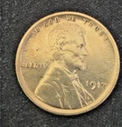 1917 Lincoln Wheat Penny Cent - Gem BU Red    2271