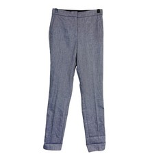 New Zara Womens Mid-Rise Blue Slim Leg Dress Pants 28L - S