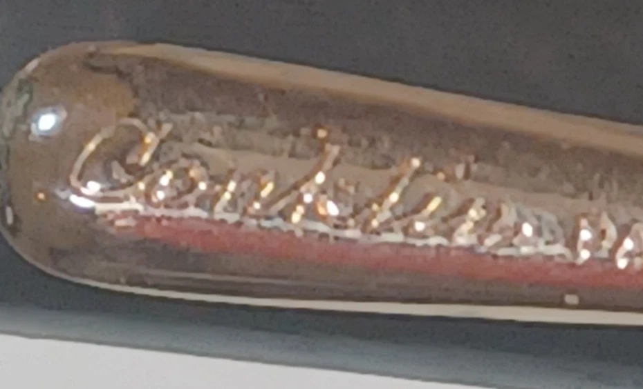 复古 Conklin 钢笔硬橡胶新月填充金 2 托莱多笔尖 — 第 3/4 张图片