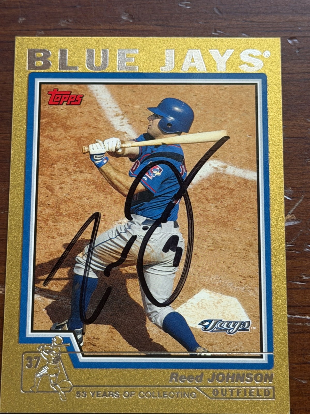 Signed  2004 Topps Gold - Reed Johnson #472