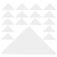 200Pcs Shirt Collar Anti Warping Edge Shaper Adhesive PVC Collar Support Inserts