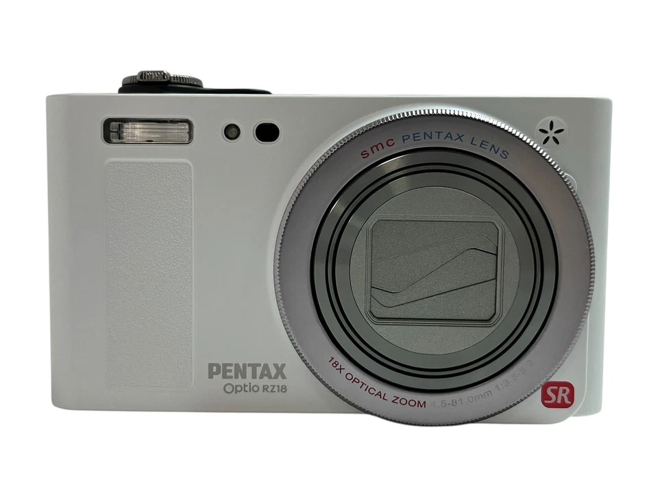 Pentax Optio RZ18 16.0MP 18x Compact Digital Camera white From JAPAN (61934MK2) - Image 2 of 4