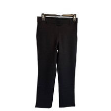 Quince Women S Ultra-Stretch Ponte Straight Leg Pants Black Pull On Trousers NWT