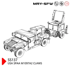 SSMODEL SS35137 1/35 Military Model USA SPAA M1097A2 CLAWS 3D PRINTING