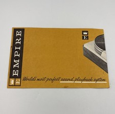 Vintage Empire Record Player Brochure Pamphle...