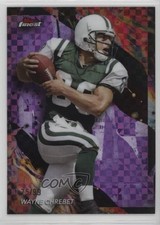 2024 Finest Uncommon Purple Checkerboard Refractor 75/99 Wayne Chrebet #141 1n9r