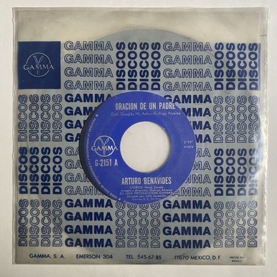 ARTURO BENAVIDES - ORACION DE UN PADRE - 1979 MEXICAN 7'' SINGLE CS, POETRY