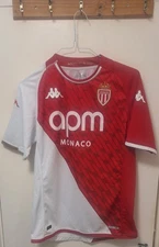 Men AS Monaco x APM 2023/24 Home Football Shirt Size: Large    