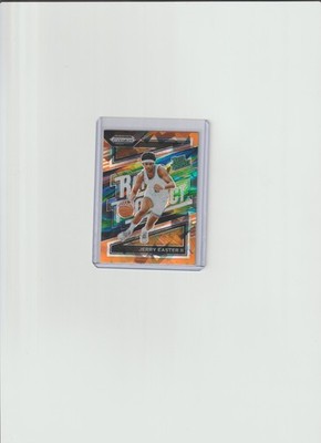 2024-25 Panini Prizm Draft Picks - Rated Prospect Jerry Easter II #9 Orange Ice