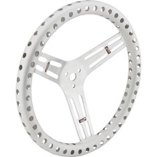 Longacre 52-56835 14 In Uncoated Aluminum Steering Wheel