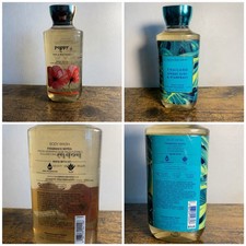 Bath Body Works Poppy and Thailand Sweet Kiwi Starfruit Body Wash 10oz Set