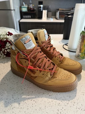 Off-White Off Court 3.0 (Virgil Abloh) Men s Suede Sneakers Tan/Brown/White