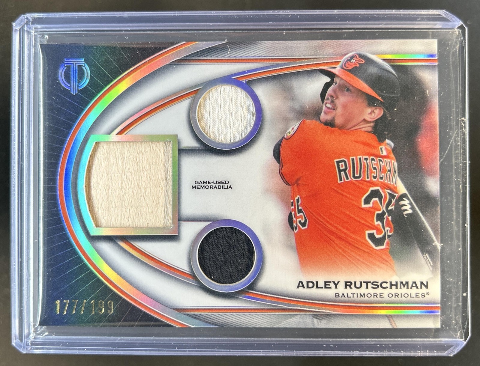 2026 Topps Tribute Adley Rutschman Triple Jersey Bat #/199 Orioles | eBay