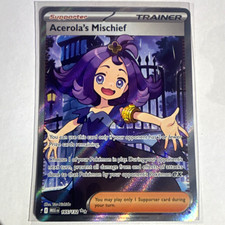 The Pokémon Company Acerola's Mischief 165/132 ME01 Full Art Holo UR ENG