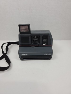 Polaroid Impulse AF 600 Plus Instant Film Camera Grey Vintage 80 s Flash