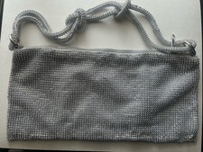 Wms Diamond-rhinestone Shoulder Bag 12  X 6 Rhinestones Evening Clutch Bag