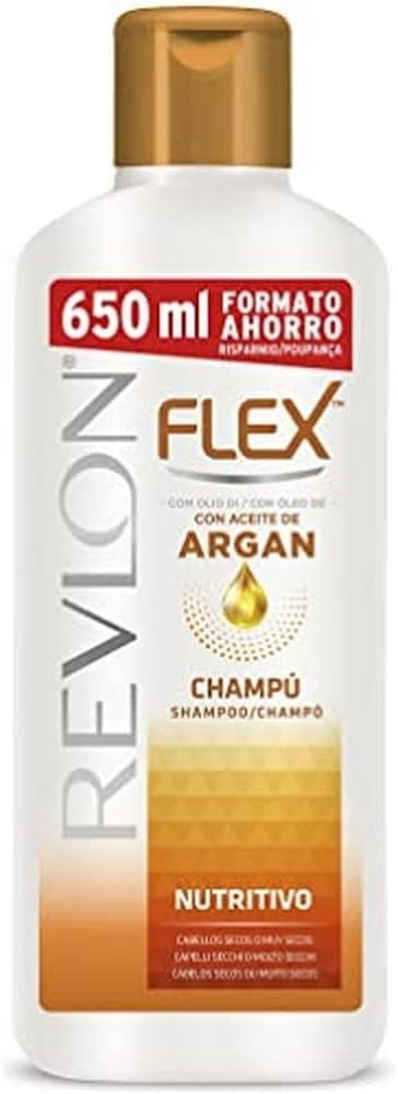Flex Keratin Shampoo 650ml with Argan Oil Nourishing & Smoothing Hair Care