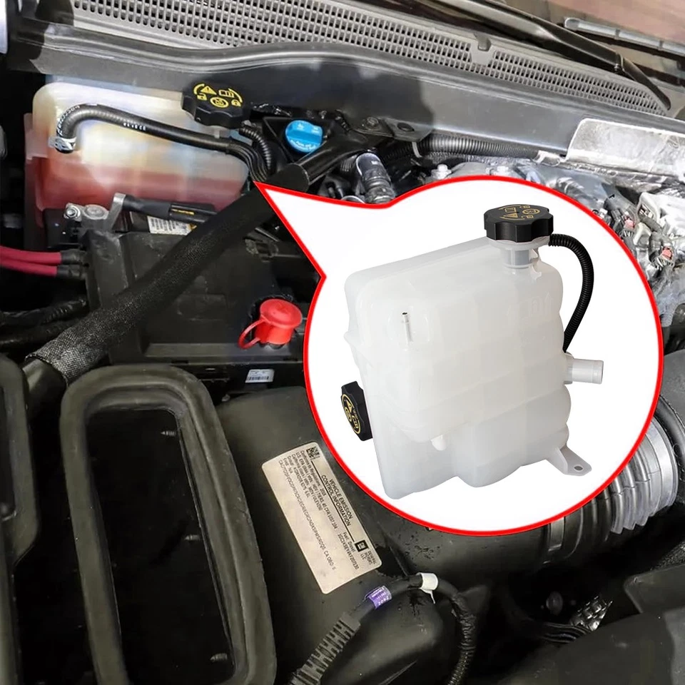 Fits Chevy GMC 2017 2018 2019 84257137 603-009 Pressurized Coolant Reservoir Foto 2 de 4