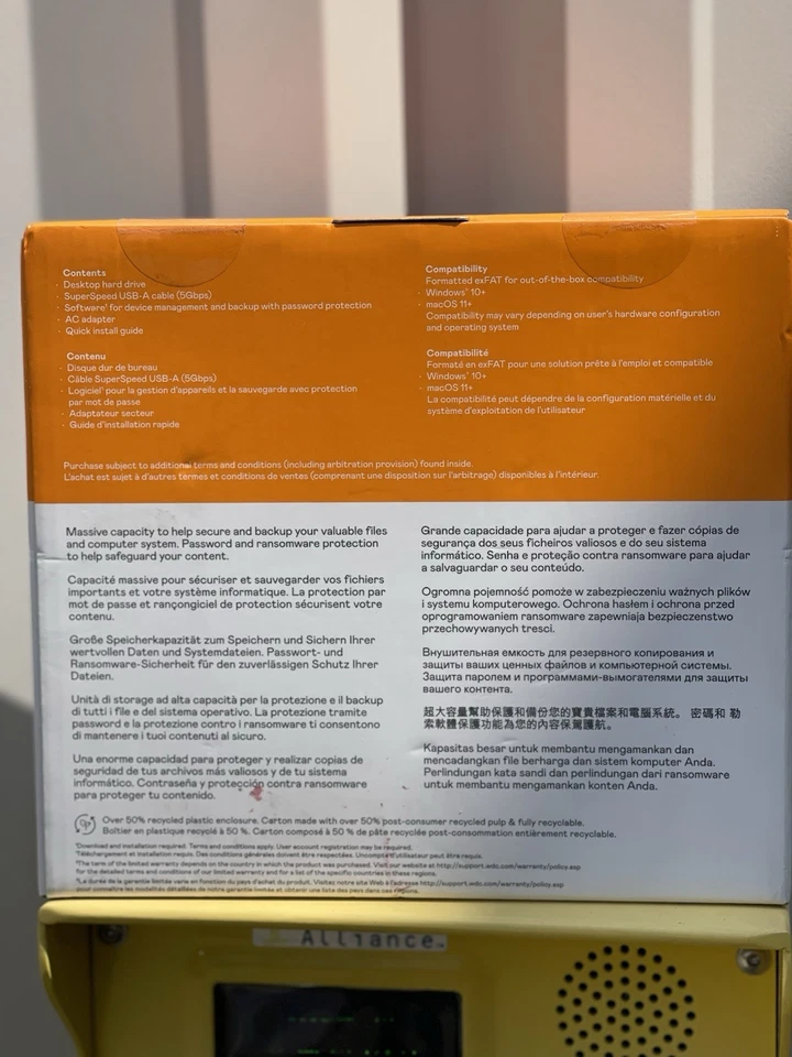 Western Digital WDBBGB0120HBK-NEWM 12TB External Desktop Hard Drive (Black) - Image 3 of 3