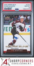 2020 UPPER DECK UD CANVAS #C231 SHANE BOWERS RC YOUNG GUNS PSA 10