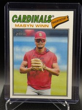 Masyn Winn 2026 Topps Heritage Image Variation #358 - St. Louis Cardinals