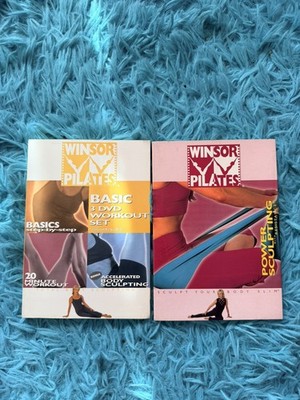 Winsor Pilates Basic 3 DVD Workout Set And Power Sculpting lot 