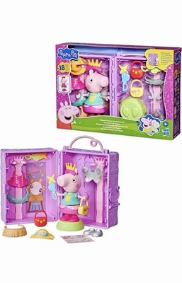 Peppa Pig Anzieh Kleiderschrank Spielset Figur Kleidung Aufbewahrung Mode Spaß Spielzeug Neu