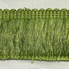 BIR606/105 Lime Green 2 inch Brush Fringe