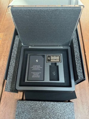 Genuine Ferrari 296 GTS Key Case Presentation Box Owner Exclusive