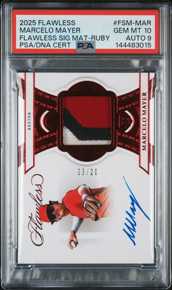 2025 Panini Flawless - Flawless Signature Materials Marcelo Mayer